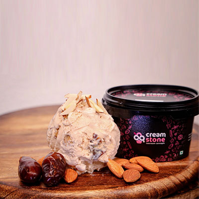 "Dates & Almond Tub (140 ml) (Cream Stone) - Click here to View more details about this Product